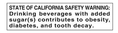 SF beverage warning