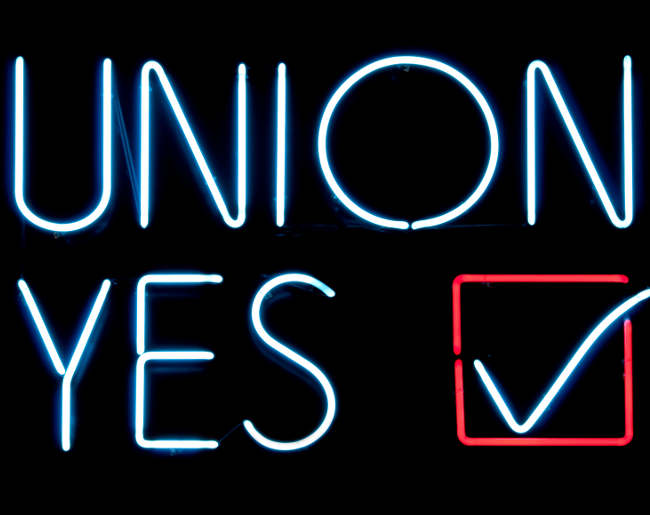 union election sign