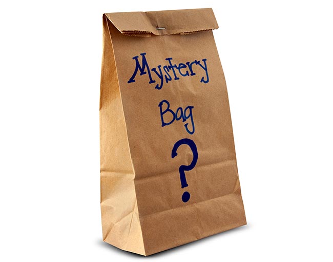 Can a grab bag be a sweepstakes?