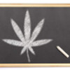 Pop-cannabis chalkboard
