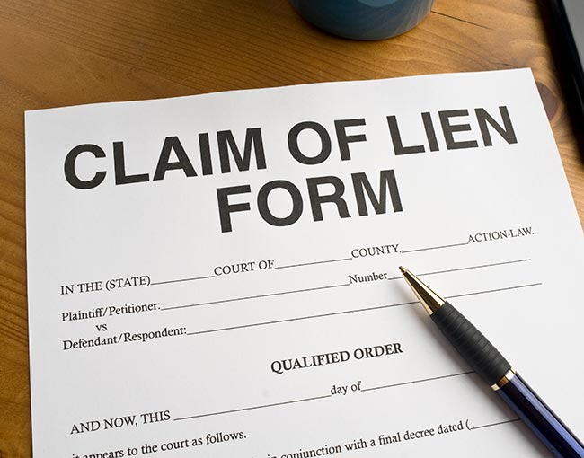 claim of lien form